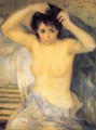 Torse devant le bain La Toilette femelle Nu Pierre Auguste Renoir